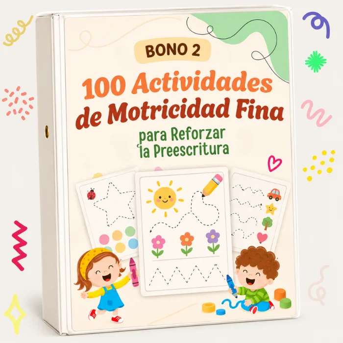 Bono 2: 100 actividades de motricidad fina